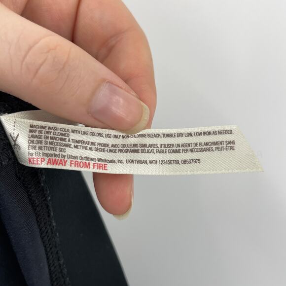 Free People Leggings Womens Size Small Cropped Velvet Ruched Black FP Movement - Picture 6 of 6